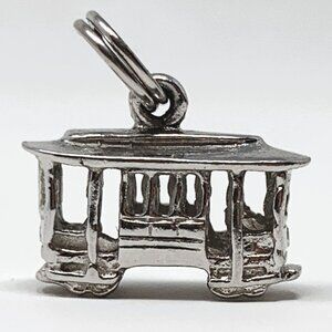 Streetcar Sterling Silver Charm Pendant